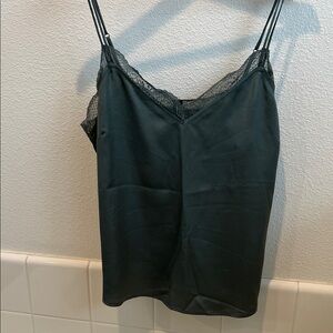 Abercrombie & Fitch Green Lace Chemise